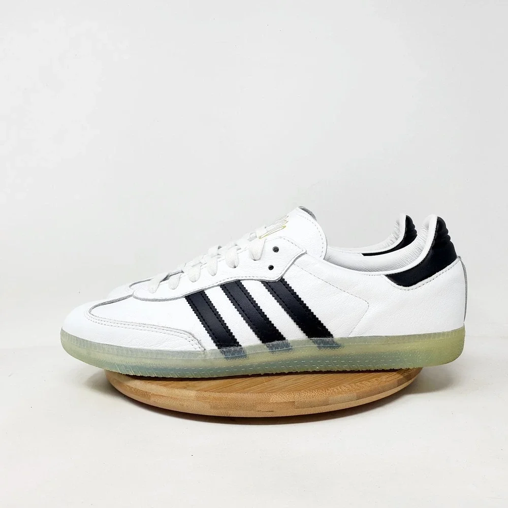 Adidas Samba x Jason Dill Shoes Mens 10 White Black Soccer Low Indoor Sneaker